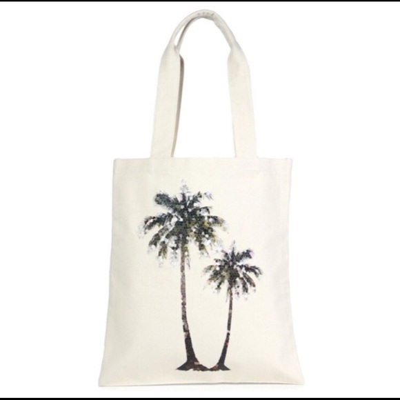 Palm Tree Summer Beach Tote - Picture 3 of 5